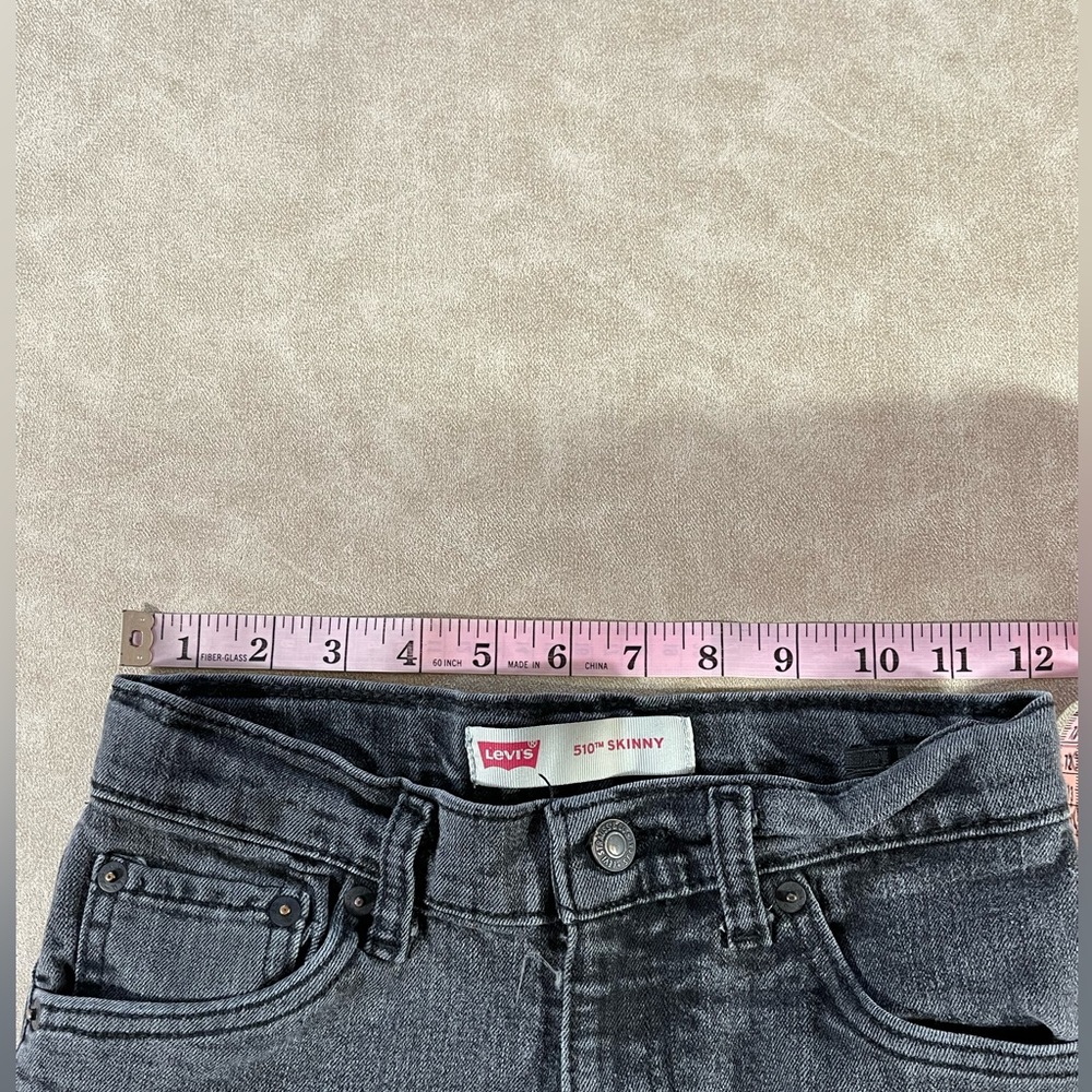 Levi’s 510 Skinny Black Jeans Size 12 - Picture 6 of 8